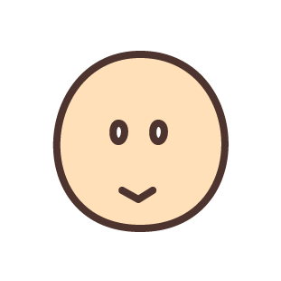 ぬいぐるみの顔の形 ふつう