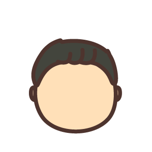 メンズぬいぐるみオールバック