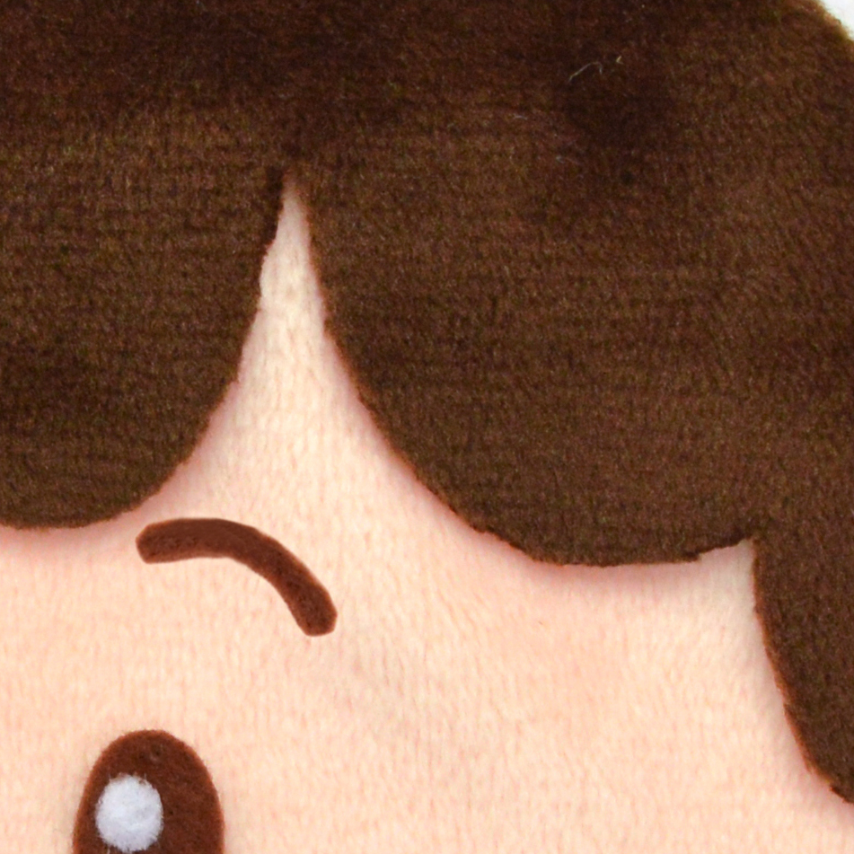 ぬいぐるみのシルエット型ヘアスタイル